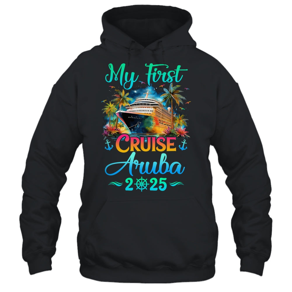 My First Cruise Aruba 2025 Family Trip Cruisin Together Shirt & Tank Top | siriusteestore