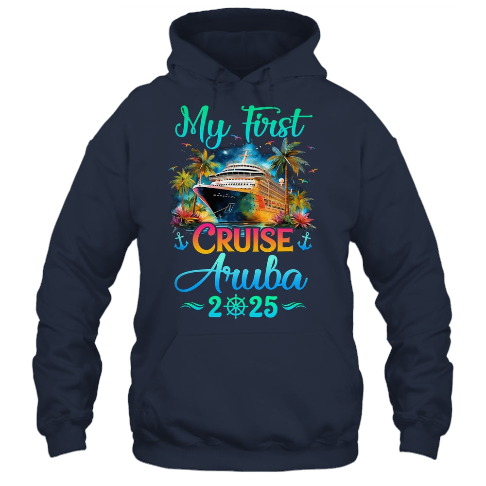 My First Cruise Aruba 2025 Family Trip Cruisin Together Shirt & Tank Top | siriusteestore
