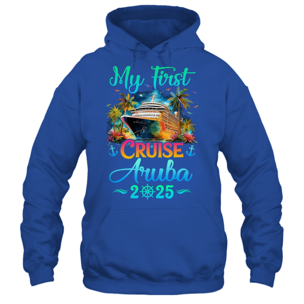 My First Cruise Aruba 2025 Family Trip Cruisin Together Shirt & Tank Top | siriusteestore