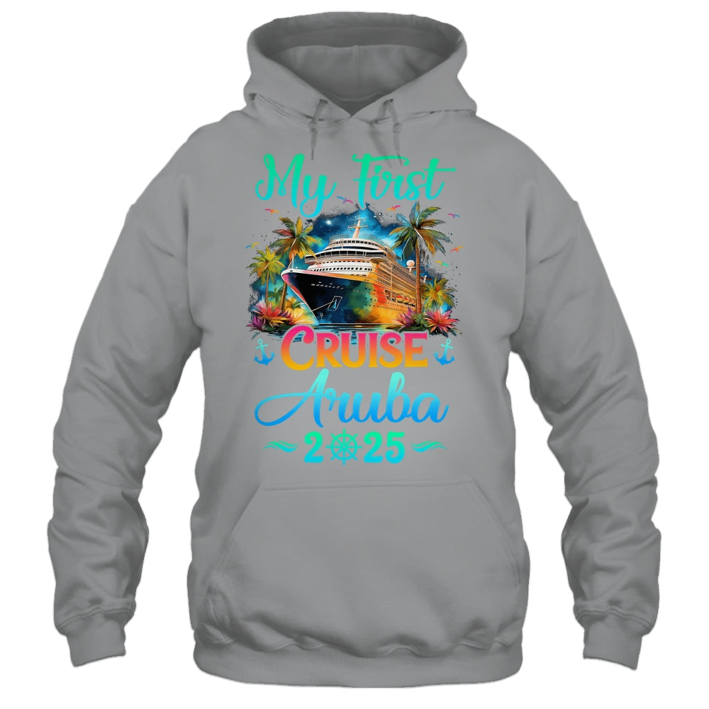 My First Cruise Aruba 2025 Family Trip Cruisin Together Shirt & Tank Top | siriusteestore