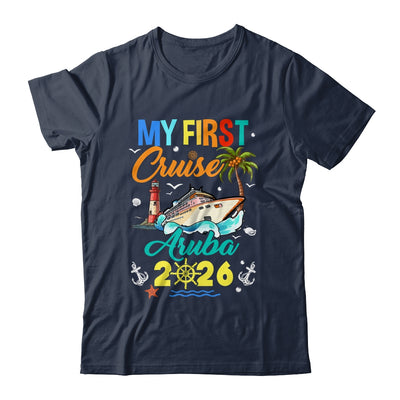 My First Cruise Aruba 2026 Family Matching Vacation Group Shirt & Tank Top | siriusteestore