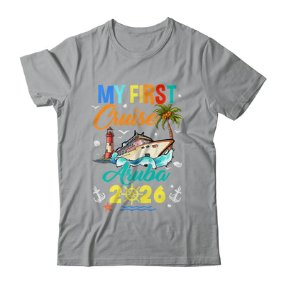 My First Cruise Aruba 2026 Family Matching Vacation Group Shirt & Tank Top | siriusteestore