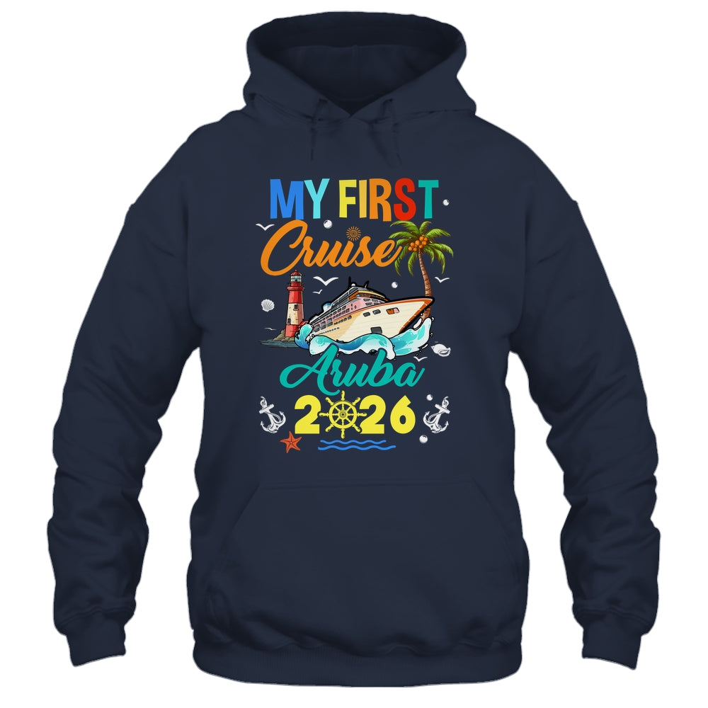 My First Cruise Aruba 2026 Family Matching Vacation Group Shirt & Tank Top | siriusteestore
