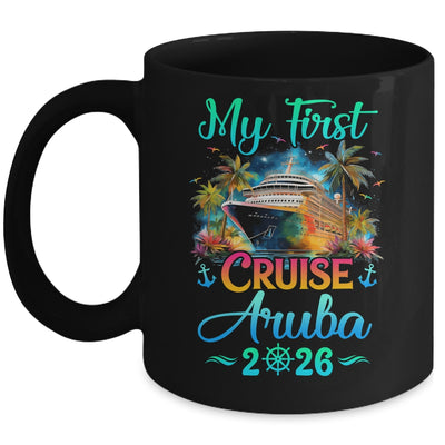 My First Cruise Aruba 2026 Family Trip Cruisin Together Mug | siriusteestore