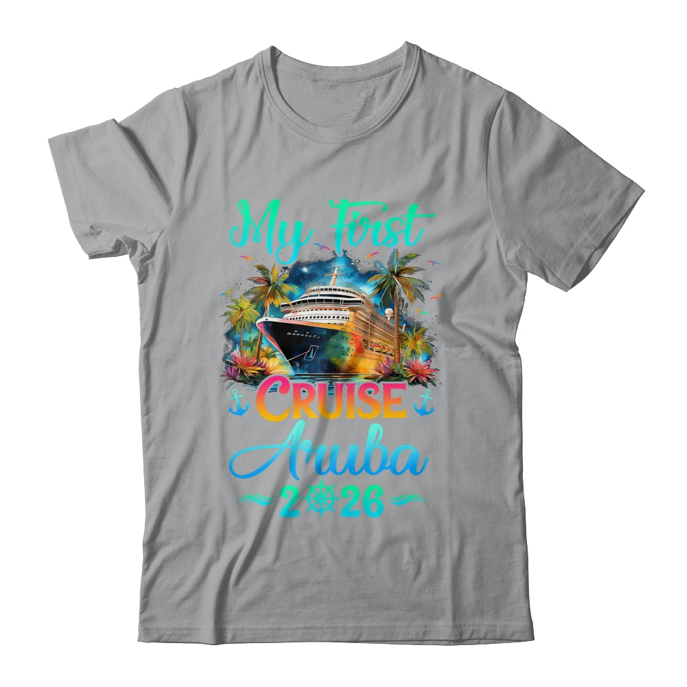 My First Cruise Aruba 2026 Family Trip Cruisin Together Shirt & Tank Top | siriusteestore