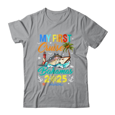 My First Cruise Bahamas 2025 Family Matching Vacation Group Shirt & Tank Top | siriusteestore