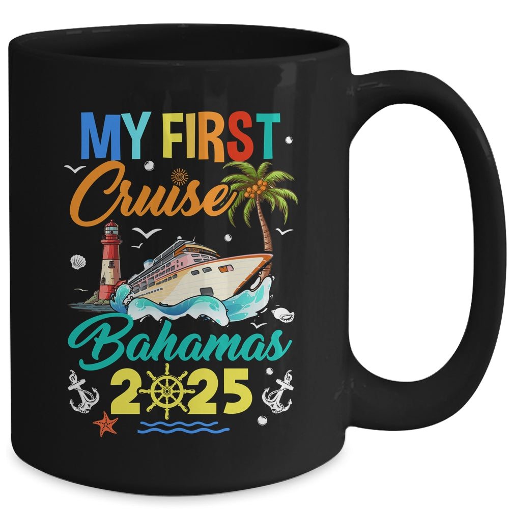 My First Cruise Bahamas 2025 Family Matching Vacation Group Mug | siriusteestore