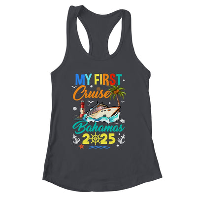 My First Cruise Bahamas 2025 Family Matching Vacation Group Shirt & Tank Top | siriusteestore