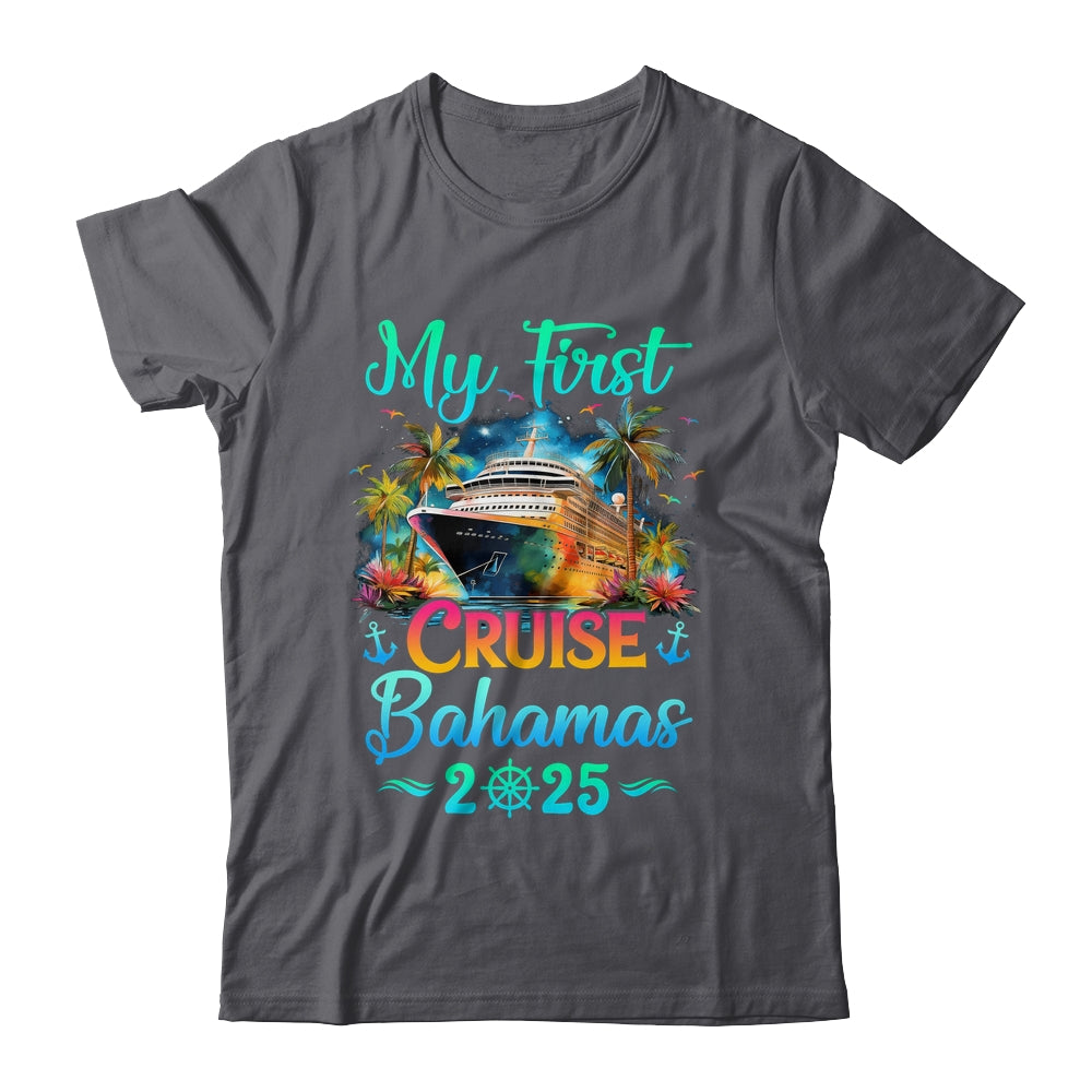 My First Cruise Bahamas 2025 Family Trip Cruisin Together Shirt & Tank Top | siriusteestore
