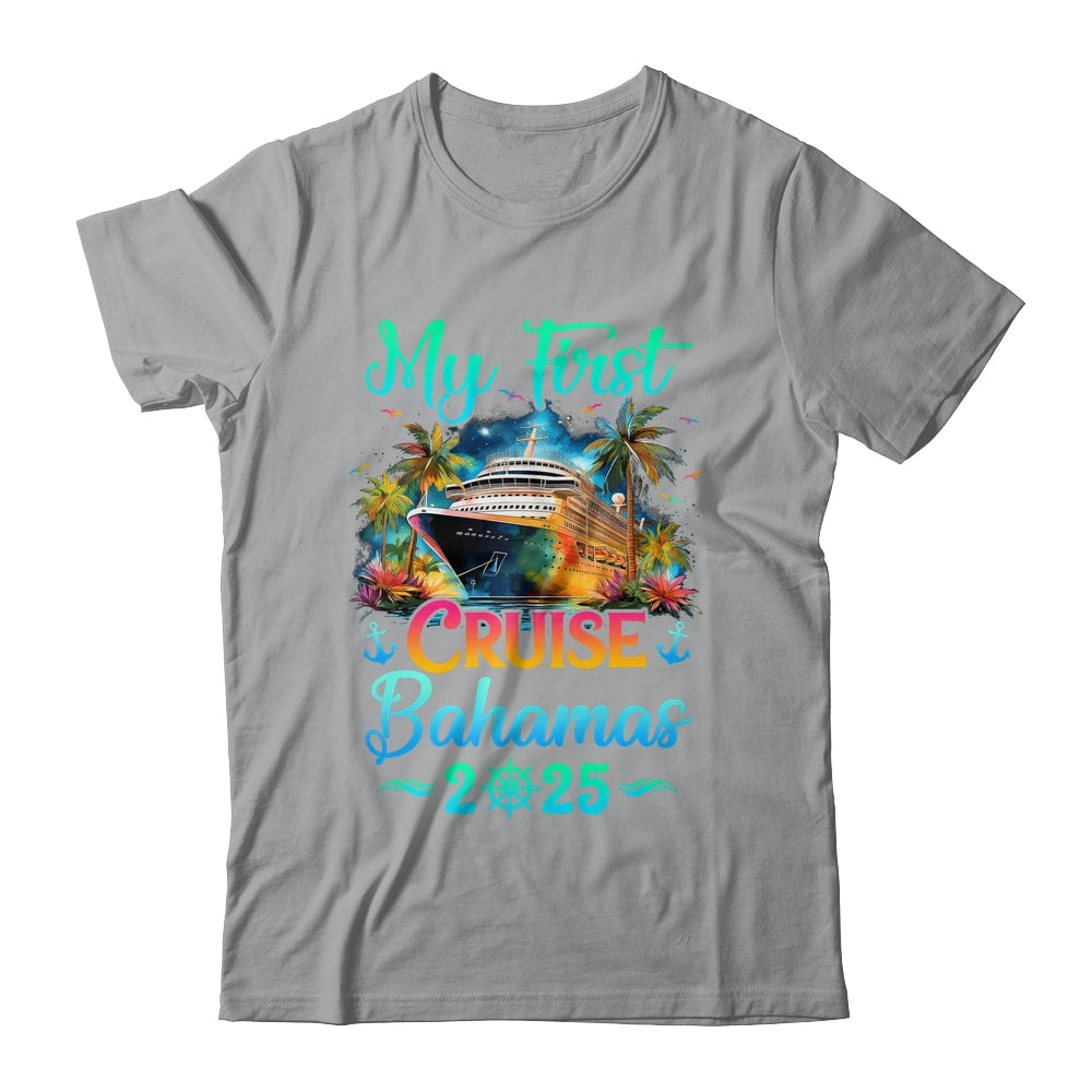 My First Cruise Bahamas 2025 Family Trip Cruisin Together Shirt & Tank Top | siriusteestore