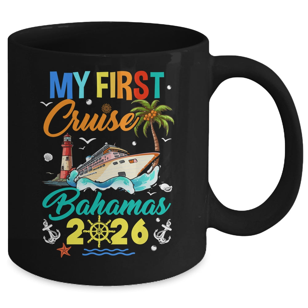 My First Cruise Bahamas 2026 Family Matching Vacation Group Mug | siriusteestore
