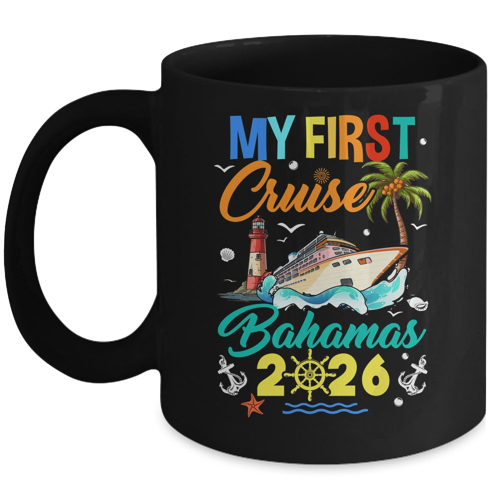 My First Cruise Bahamas 2026 Family Matching Vacation Group Mug | siriusteestore