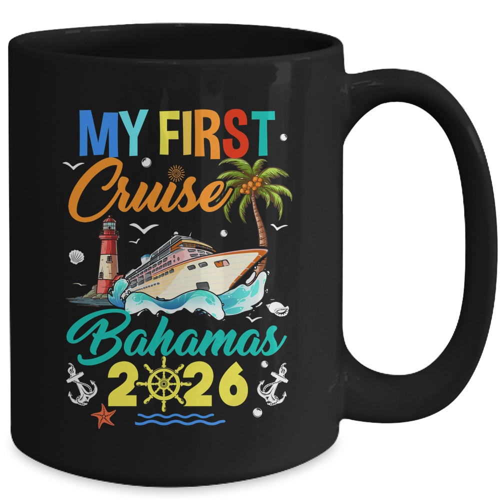 My First Cruise Bahamas 2026 Family Matching Vacation Group Mug | siriusteestore