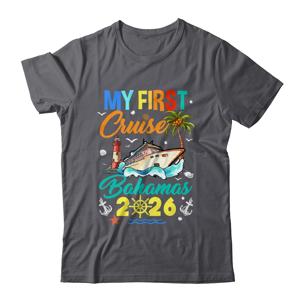 My First Cruise Bahamas 2026 Family Matching Vacation Group Shirt & Tank Top | siriusteestore