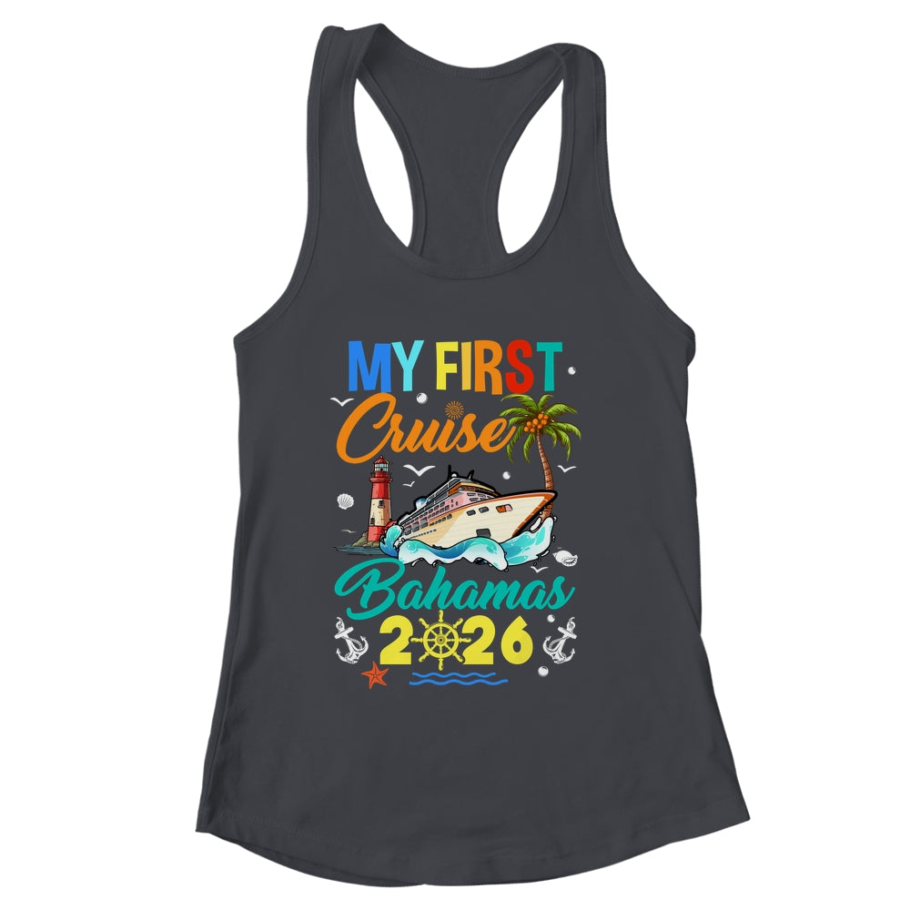 My First Cruise Bahamas 2026 Family Matching Vacation Group Shirt & Tank Top | siriusteestore