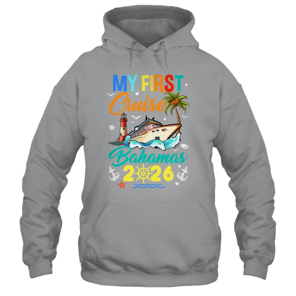 My First Cruise Bahamas 2026 Family Matching Vacation Group Shirt & Tank Top | siriusteestore