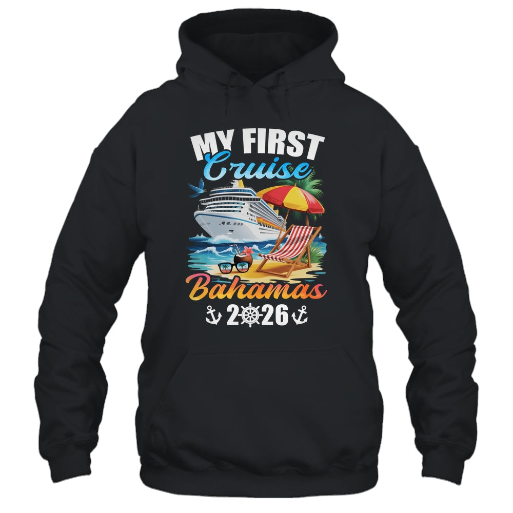 My First Cruise Bahamas 2026 Family Vacation Trip Matching Shirt & Tank Top | siriusteestore