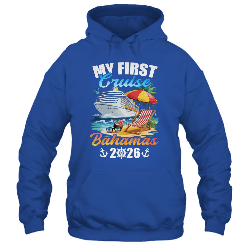 My First Cruise Bahamas 2026 Family Vacation Trip Matching Shirt & Tank Top | siriusteestore