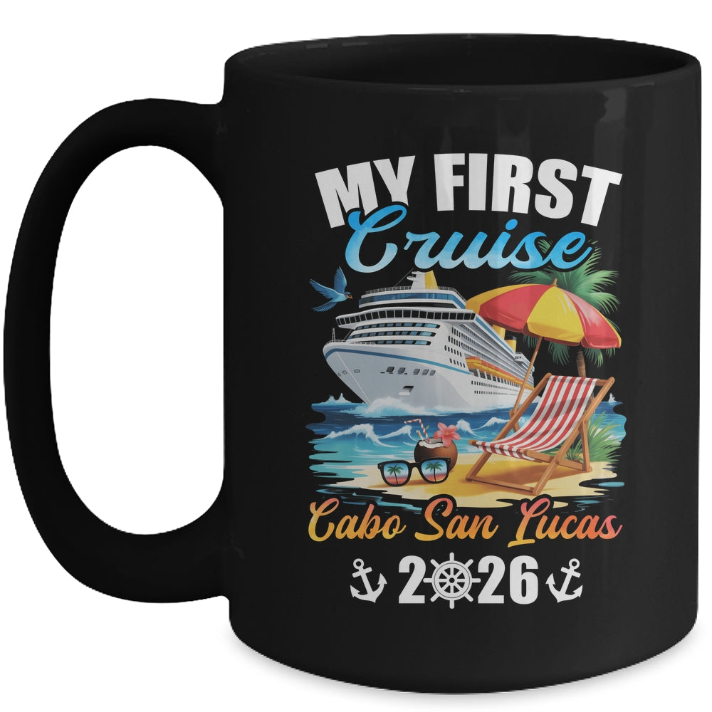 My First Cruise Cabo San Lucas 2026 Family Vacation Trip Matching Mug | siriusteestore