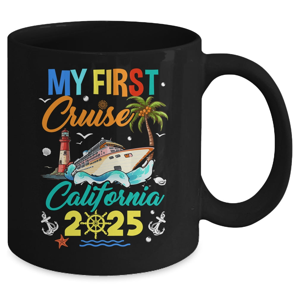 My First Cruise California 2025 Family Matching Vacation Group Mug | siriusteestore