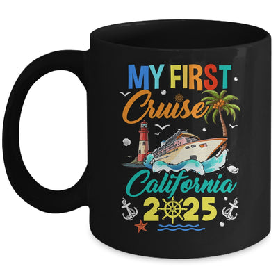 My First Cruise California 2025 Family Matching Vacation Group Mug | siriusteestore