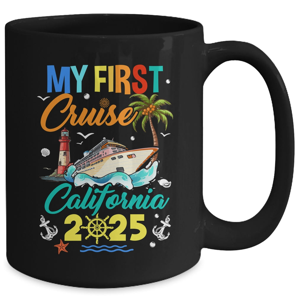 My First Cruise California 2025 Family Matching Vacation Group Mug | siriusteestore