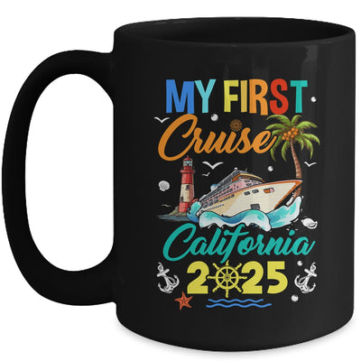 My First Cruise California 2025 Family Matching Vacation Group Mug | siriusteestore