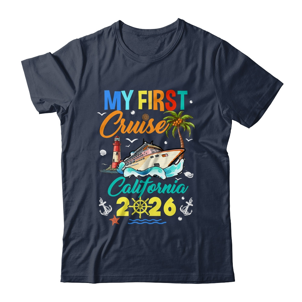 My First Cruise California 2026 Family Matching Vacation Group Shirt & Tank Top | siriusteestore
