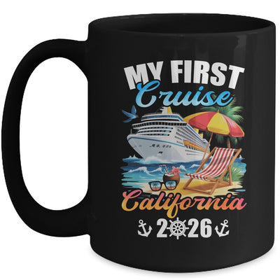 My First Cruise California 2026 Family Vacation Trip Matching Mug | siriusteestore