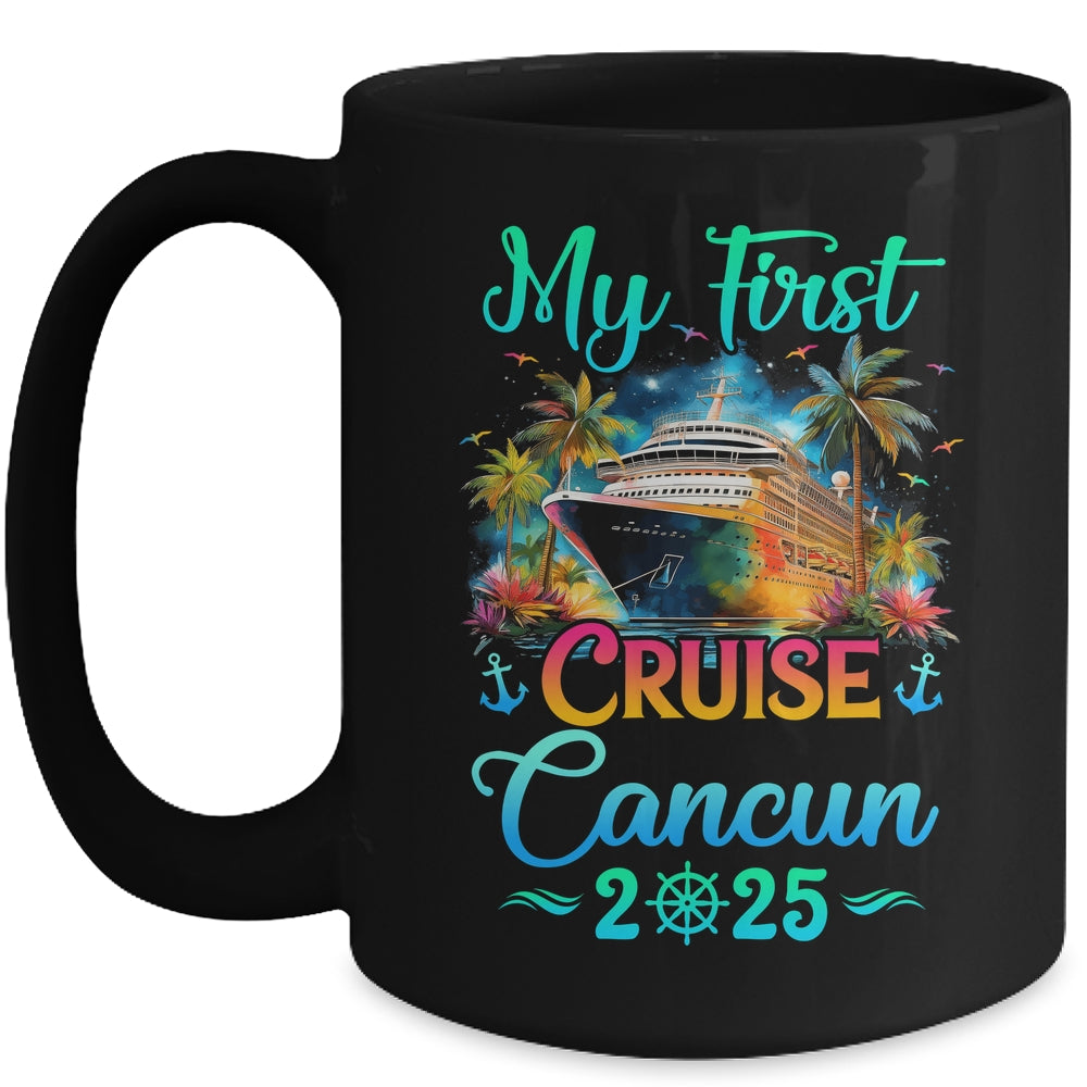 My First Cruise Cancun 2025 Family Trip Cruisin Together Mug | siriusteestore
