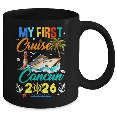 My First Cruise Cancun 2026 Family Matching Vacation Group Mug | siriusteestore