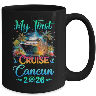 My First Cruise Cancun 2026 Family Trip Cruisin Together Mug | siriusteestore
