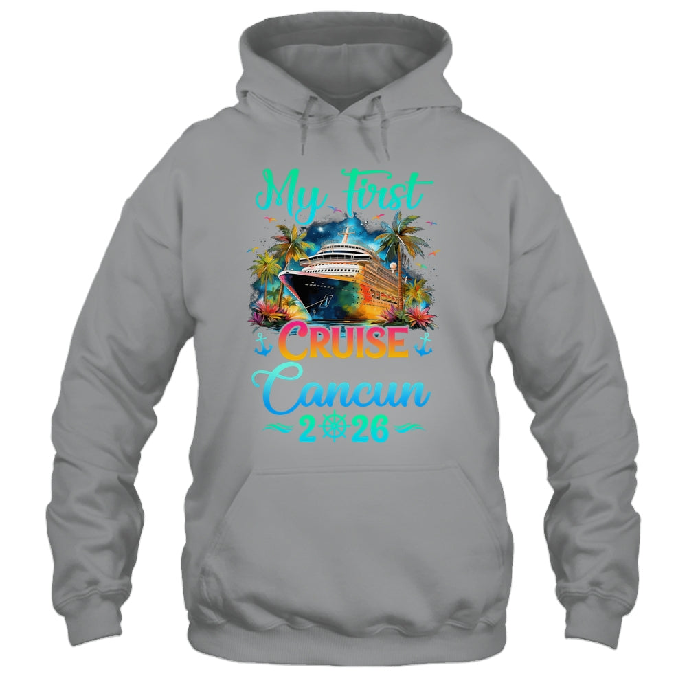 My First Cruise Cancun 2026 Family Trip Cruisin Together Shirt & Tank Top | siriusteestore