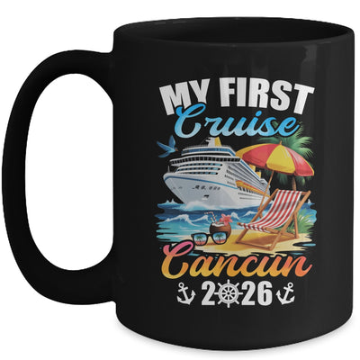 My First Cruise Cancun 2026 Family Vacation Trip Matching Mug | siriusteestore
