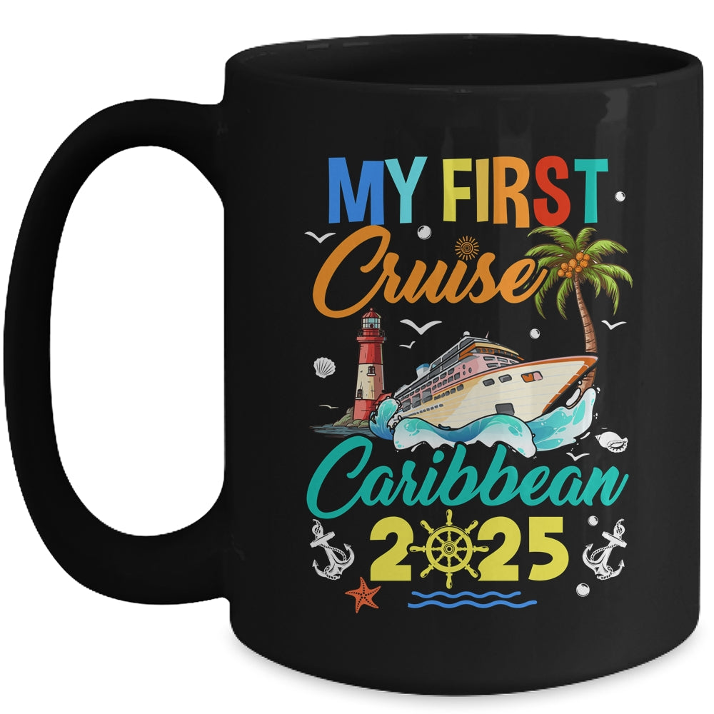 My First Cruise Caribbean 2025 Family Matching Vacation Group Mug | siriusteestore