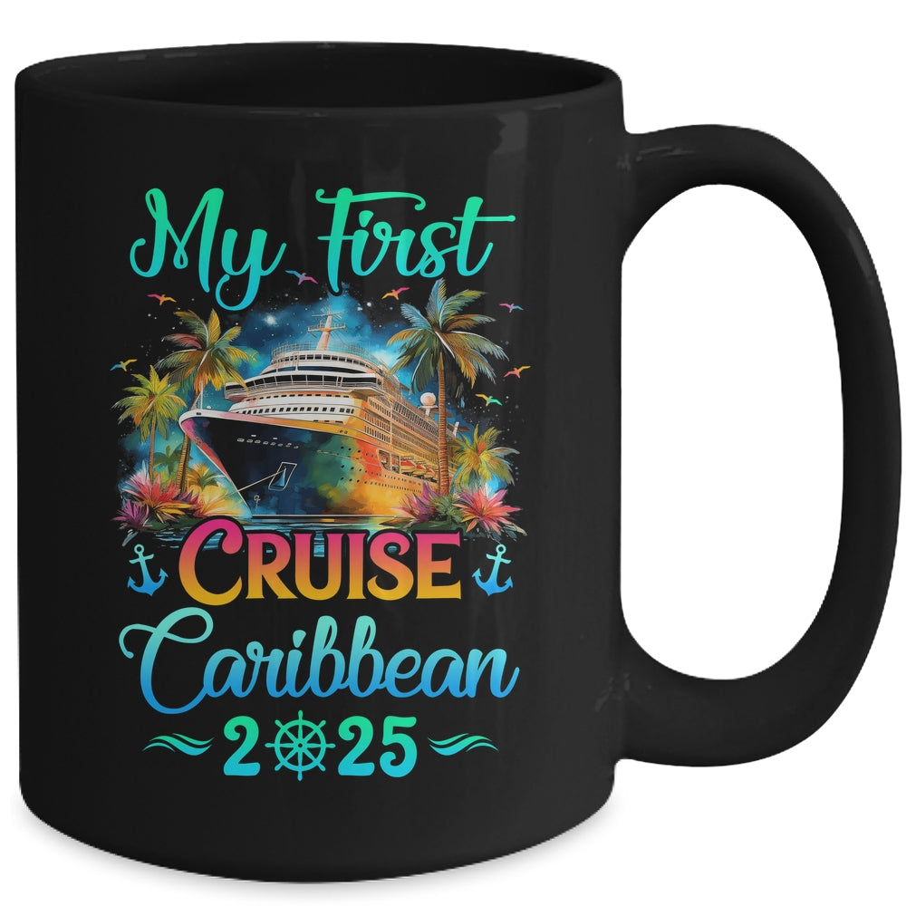 My First Cruise Caribbean 2025 Family Trip Cruisin Together Mug | siriusteestore