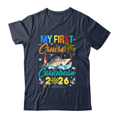 My First Cruise Caribbean 2026 Family Matching Vacation Group Shirt & Tank Top | siriusteestore