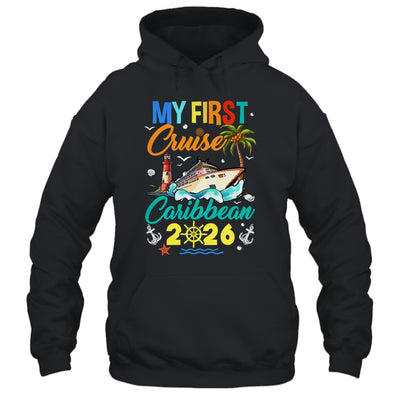 My First Cruise Caribbean 2026 Family Matching Vacation Group Shirt & Tank Top | siriusteestore
