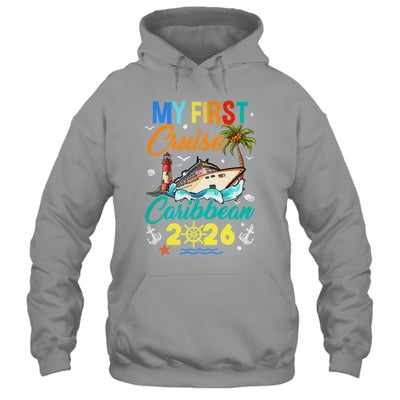 My First Cruise Caribbean 2026 Family Matching Vacation Group Shirt & Tank Top | siriusteestore