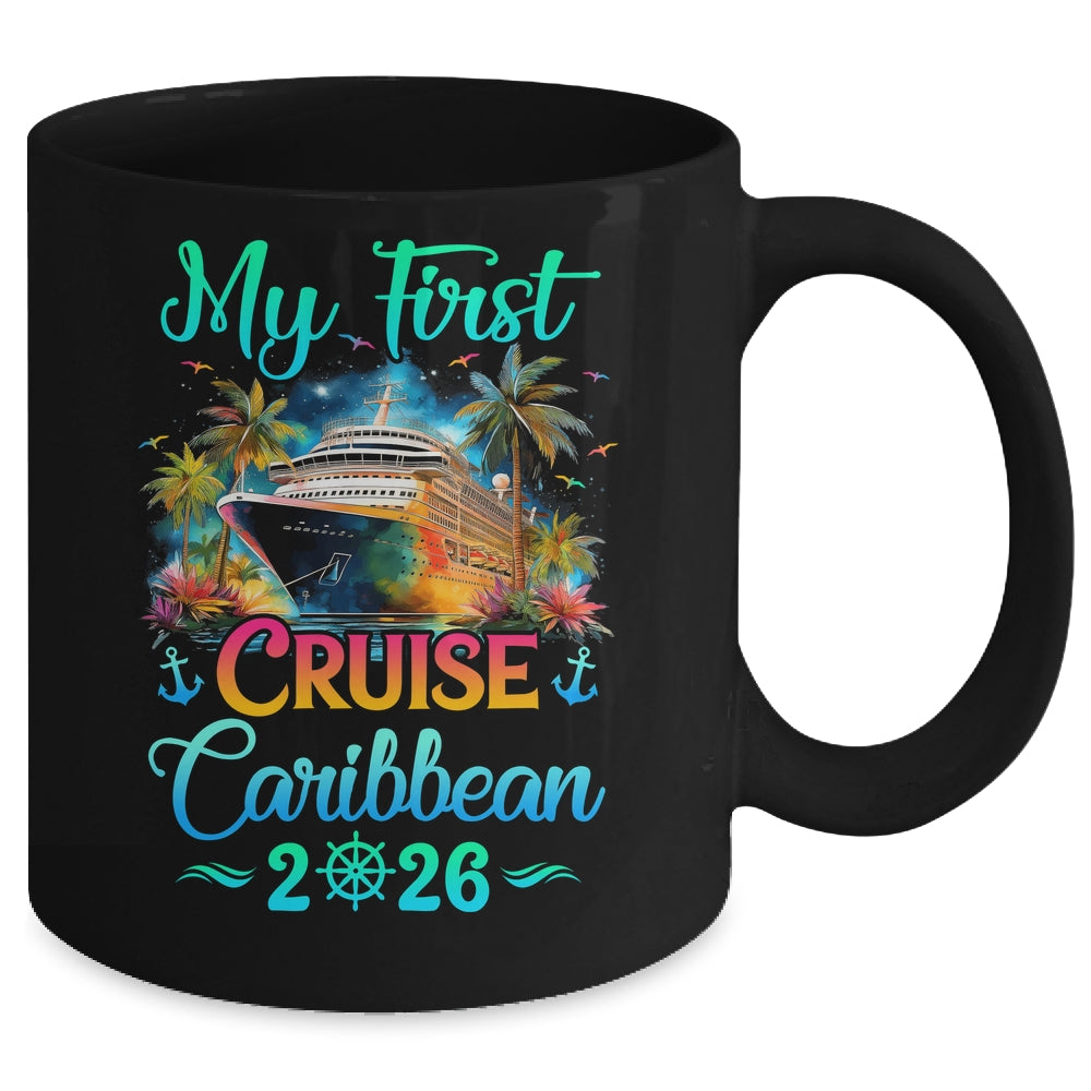 My First Cruise Caribbean 2026 Family Trip Cruisin Together Mug | siriusteestore