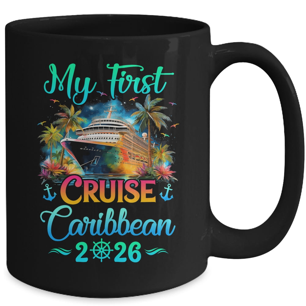 My First Cruise Caribbean 2026 Family Trip Cruisin Together Mug | siriusteestore