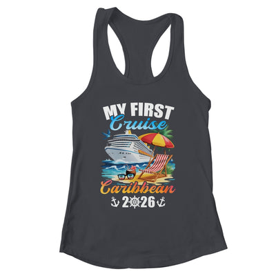 My First Cruise Caribbean 2026 Family Vacation Trip Matching Shirt & Tank Top | siriusteestore