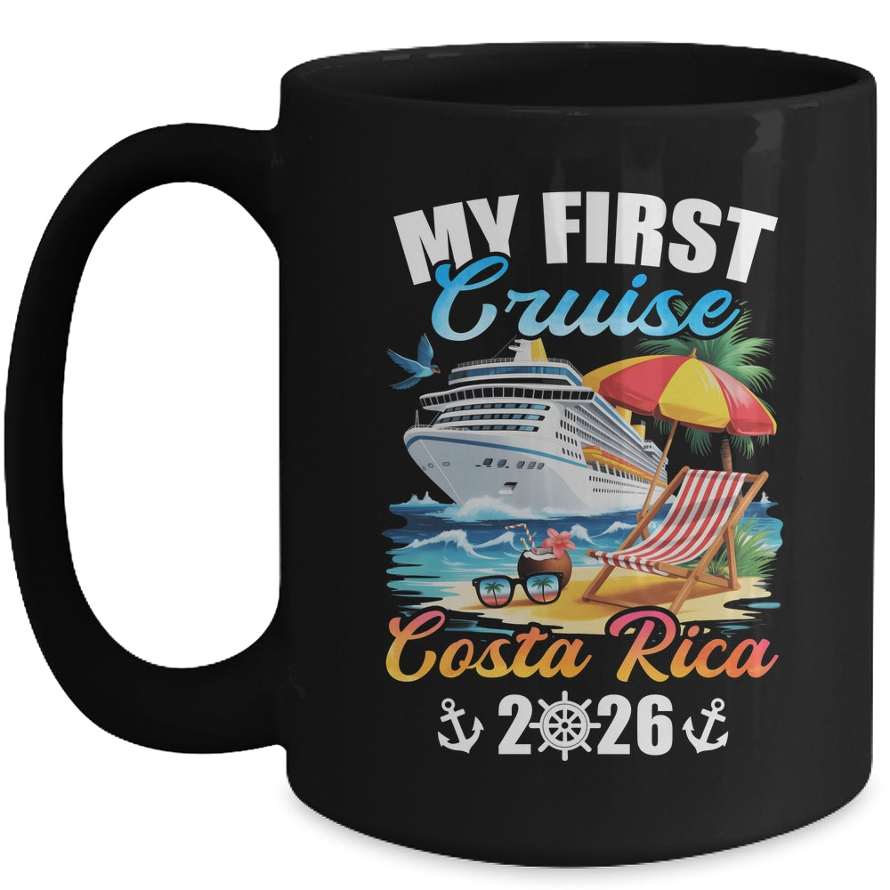 My First Cruise Costa Rica 2026 Family Vacation Trip Matching Mug | siriusteestore