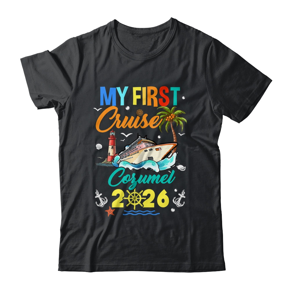 My First Cruise Cozumel 2026 Family Matching Vacation Group Shirt & Tank Top | siriusteestore