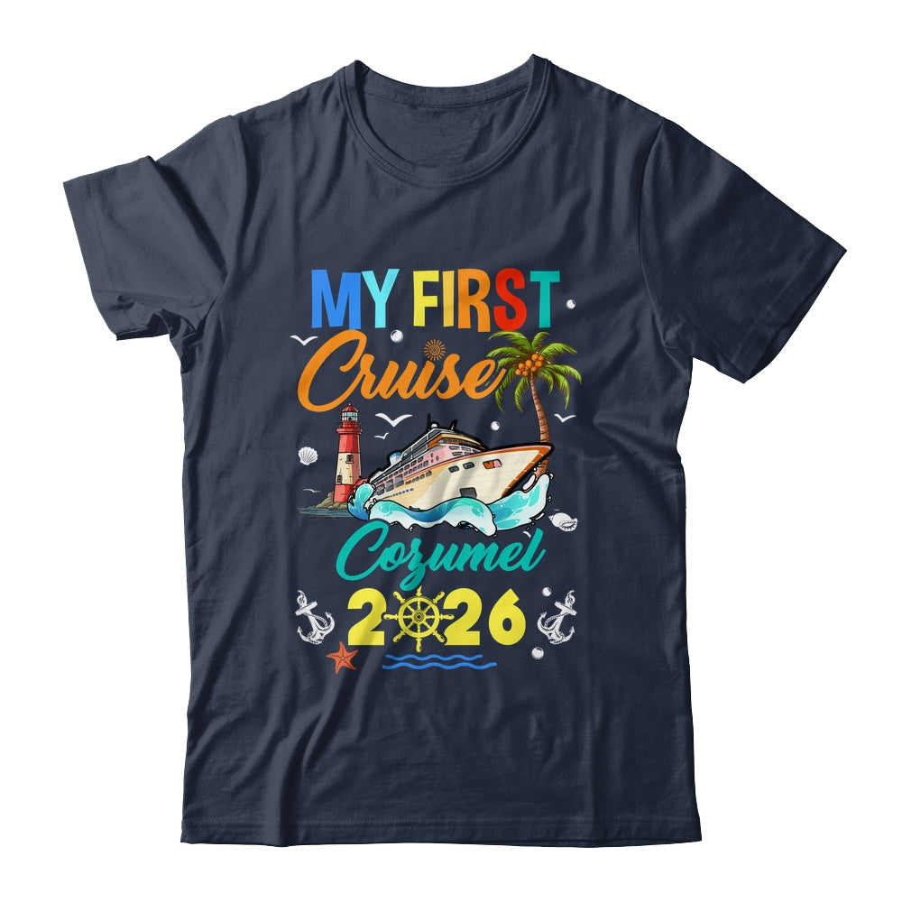 My First Cruise Cozumel 2026 Family Matching Vacation Group Shirt & Tank Top | siriusteestore