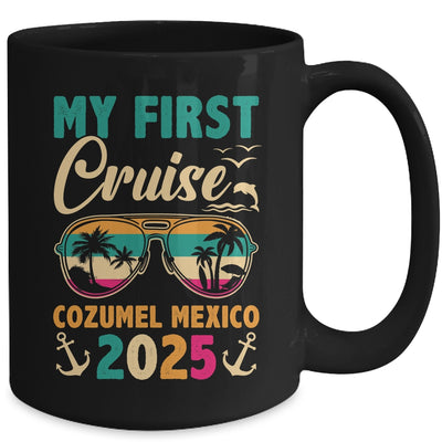My First Cruise Cozumel Mexico 2025 Family Vacation Travel Mug | siriusteestore