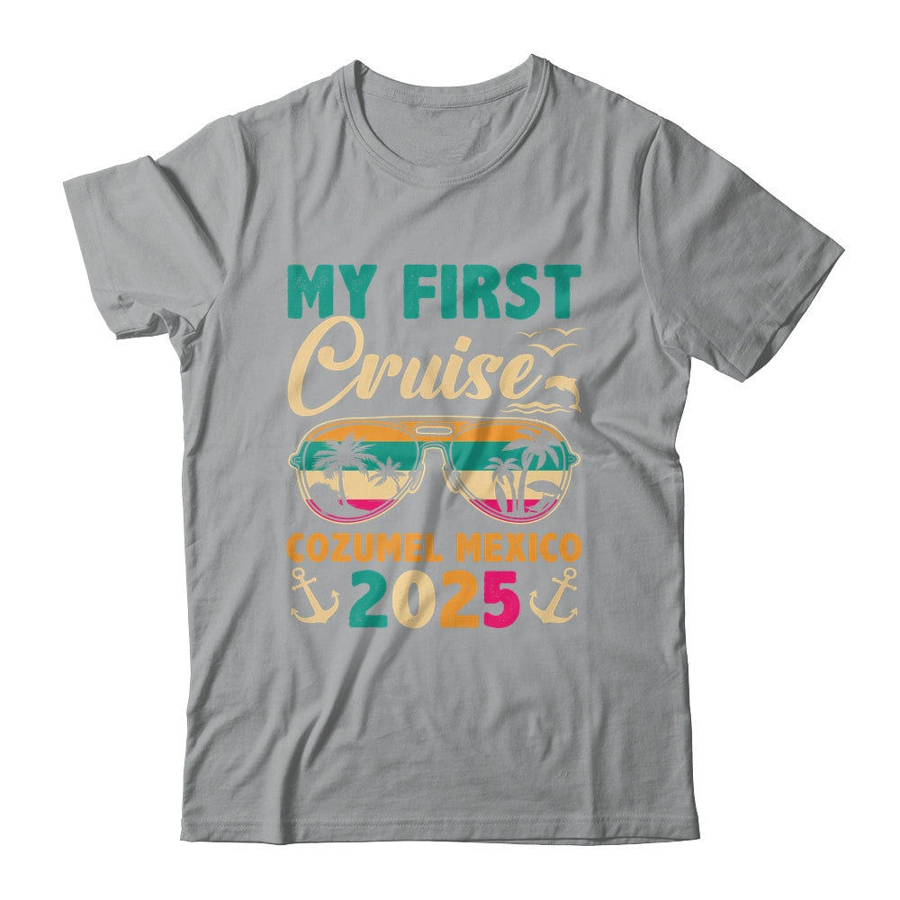 My First Cruise Cozumel Mexico 2025 Family Vacation Travel Shirt & Tank Top | siriusteestore