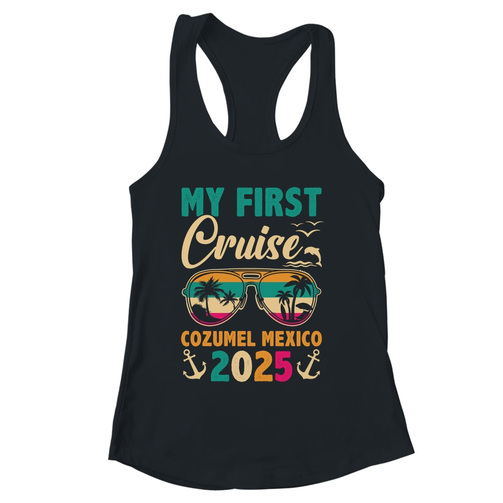 My First Cruise Cozumel Mexico 2025 Family Vacation Travel Shirt & Tank Top | siriusteestore