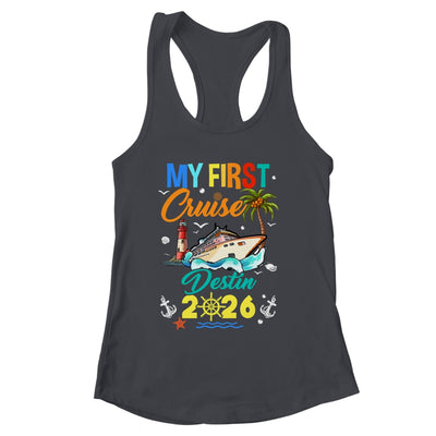 My First Cruise Destin 2026 Family Matching Vacation Group Shirt & Tank Top | siriusteestore