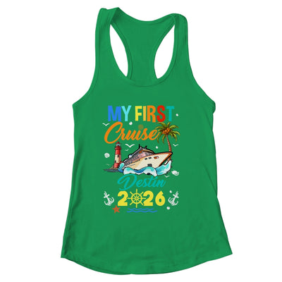 My First Cruise Destin 2026 Family Matching Vacation Group Shirt & Tank Top | siriusteestore